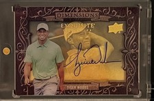 Tiger Woods 2014 Upper Deck Exquisite Collection - Autograph SSP