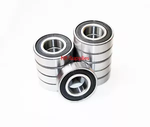 6205-2RS Premium Sealed Ball Bearing 25x52x15mm (Qty 10)  - Picture 1 of 2