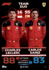 Formel 1 Turbo Attax 2023 27 - Charles Leclerc & Carlos Sainz - Scuderia Ferrari