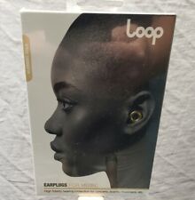 Loop EARPLUGS for Noise Reduction 20 dB Filter Sound Blocking - Gold Free Ship
