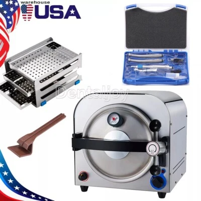 Kit de esterilización / pieza de mano / esterilizador de vapor para autoclave dental 14L 4Hole Foto 1 de 4