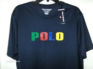 Polo Sport Ralph Lauren Men's Size L Performance T-shirt Navy - Picture 1 of 3