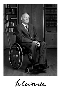 Wolfgang Schäuble ++ Autogramm ++ Finanzminister ++ CDU ++ Bundestag Politiker - Bild 1 von 1