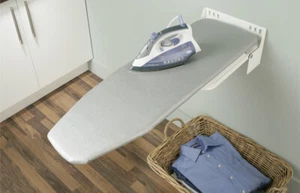 Häfele Bügelbrett Klappbar IRONFIX Bügeltisch Wand Brett Wandmontage 180° silber - Bild 1 von 20