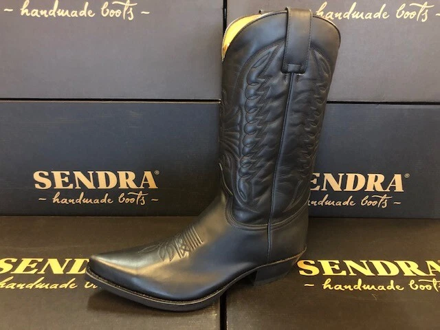 Sendra Boot Cowboystiefel Westernstiefel 2073 Schwarz