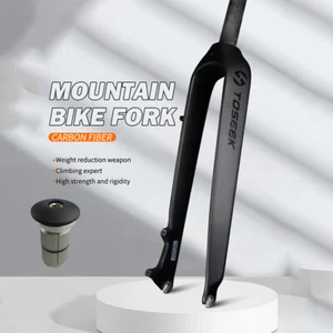 26 /27.5/29 Inch Full Carbon Fiber MTB Bicycle Rigid Fork Straight/Tapared Tube - Picture 1 of 30