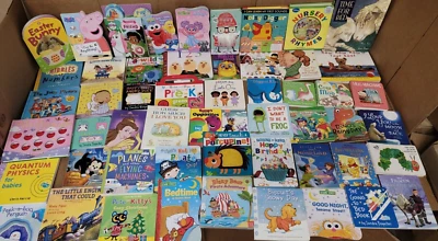 Lot of 10 LBS Children BOARD Hardcover BABY TODDLER DAYCARE PRESCHOOL Kids BOOKS - Image 1 of 4