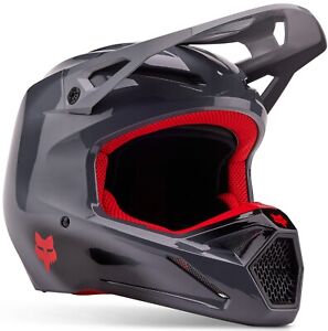 Fox Racing V1 Interfere MX Offroad Helmet Gray/Red