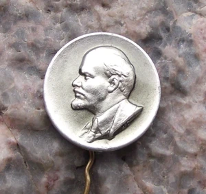 Vintage Wladimir Lenin Sowjetunion russischer Premierminister kommunistischer Führer Pin Abzeichen - Bild 1 von 6