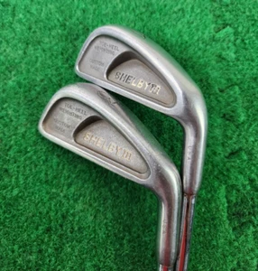 Vintage Custom Shelby III Toe-Heel Weighting Custom Irons 3 And 4 RH Steel READ - Picture 1 of 17
