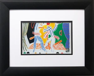 David Hockney "Two Dancers" Pop Art CUSTOM FRAMED British NEW Book Folio - Picture 1 of 3
