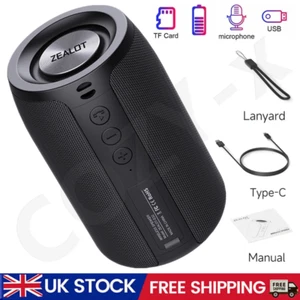 High Bass Ultra Loud Bluetooth Stereo Speakers Wireless Portable Speaker Outdoor - Picture 1 of 4