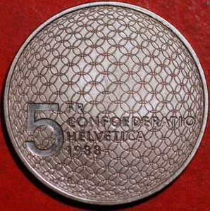 Switzerland 5 Francs 1988 KM# 67 - Picture 1 of 2