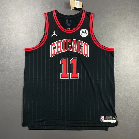 100% Authentic Demar DeRozan Nike Bulls Statement Jersey Size 56 2XL Motorola Cover