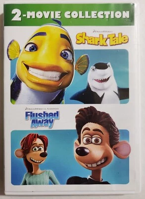 2 Movie Collection: Shark Tale/Flushed AwayDVD 2018 (2-Disc Set) - Image 1 of 4