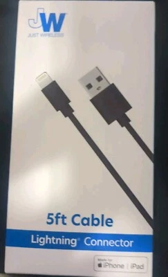 New Jw  Just Wireless 5 Ft Cable  iPhone /iPad   - Image 1 of 3