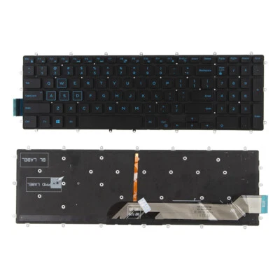 Teclado EE. UU. con retroiluminación para Dell G3 3579 3590 G5 5587 5590 G7 7590 7790 azul Foto 1 de 4