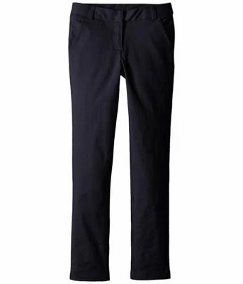 $125 PANTALONES DE SARGA INFORMALES CALCE AJUSTADO PIERNA RECTA AZUL NIÑA GRANDE TALLA 16R Foto 1 de 2