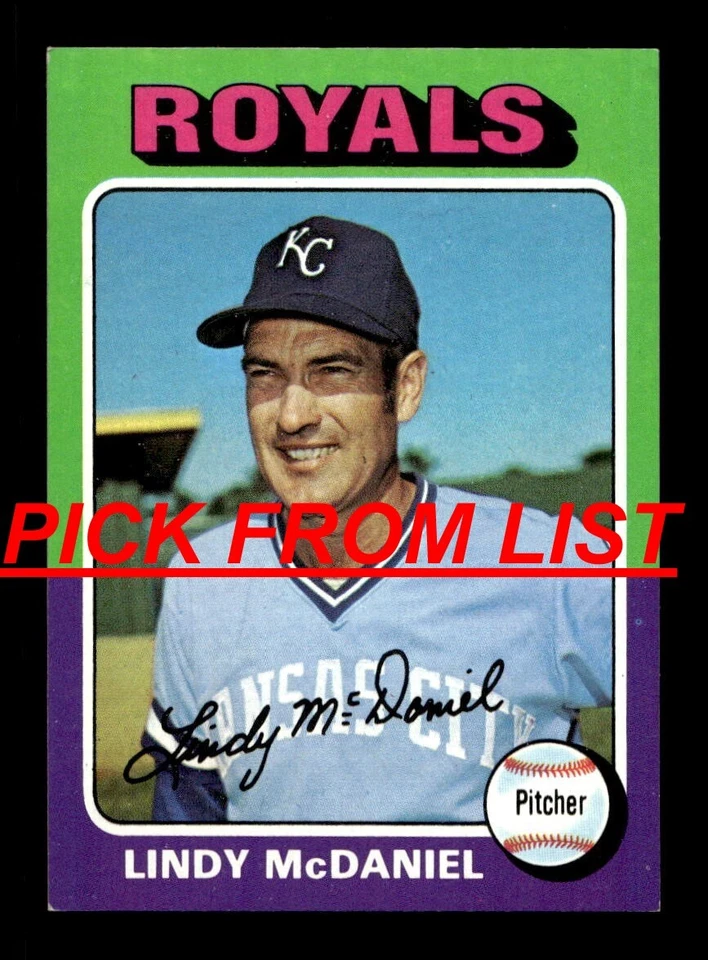 1975 Topps 357-659 EX/EX-MT Pick From List All PICTURED ss11 - Image 1 of 1