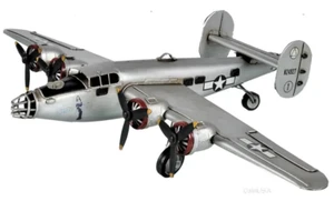 Consolidated B-24 Liberator 1941 Bomber Metal Model 13.25" WWII Airplane Decor - Picture 1 of 12