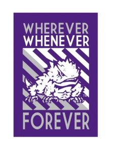 TCU Horned Frogs 12.5 x 18" 2-Sided Suede Garden Flag Team Sports America - Picture 1 of 1