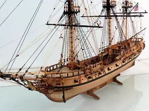 Klapperschlange 1782 1:48 35" 900mm Holzschiff Modellbausatz - Bild 1 von 11