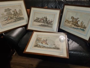 james gillray etchings set of four - Picture 1 of 8
