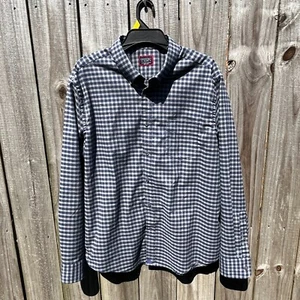 UNTUCKit XL Long Sleeve Bergstorm 40244 Reg Fit Polester Elastane Blue Gray - Picture 1 of 7