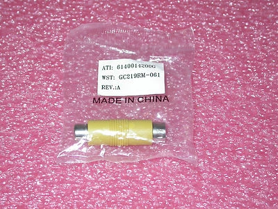 ATI 6140014200G 8-Pin S-VIDEO (M) TO RCA Composite (F) Video Adapter BRAND NEW - Image 1 of 3