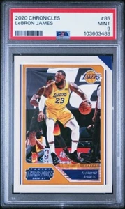 2020-21 Panini Chronicles #85 LeBron James Lakers graded PSA 9 Mint - Picture 1 of 1