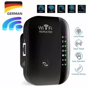 WIFI Repeater Router Range WLAN Signal Verstärker Access Point Booster 300Mbps - Bild 1 von 17