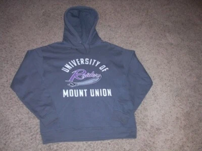 Moletom com capuz MOUNT UNION cinza mistura de algodão masculino médio - Imagem 1 de 4