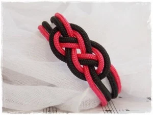 Matrosenknoten Armband Freundschaftsarmband Maritim Seilarmband Hot Pink - Bild 1 von 6