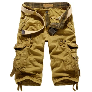 Pantalones Cortos de Carga de Combate Militar Táctico para Hombres Pantalones Informales Camuflados Ejército Medio Pantalones - Imagen 1 de 15