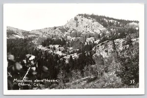 RPPC Eldora Colorado Mountains Above Hessie Photo Postcard - Picture 1 of 2