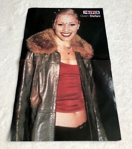 GWEN STEFANI 1990s NO DOUBT Poster Swedish Music magazine Frida Vintage