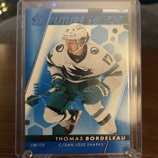 2022-23 SP AUTHENTIC THOMAS BORDELEAU FUTURE WATCH LIMITED BLUE /399 #121