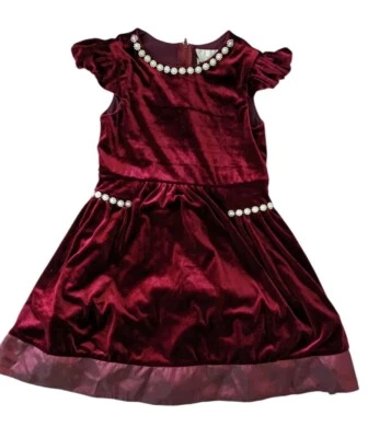 Girls Size 6X Rare Editions Red Sleeveless Christmas Holiday Dress - Image 1 of 4