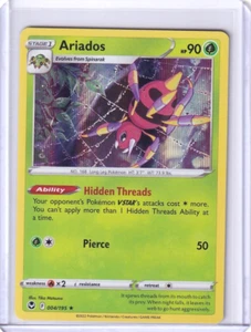 Juego de cartas coleccionables Ariados Holo raro #4 Pokemon Silver Tempest 2022 - Imagen 1 de 2