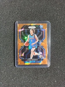 Josh Giddey 2021-22 Panini Prizm #301 Orange Cracked Ice RC Rookie - Bild 1 von 2