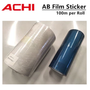 Pegatina de transferencia de película AB de 2 rollos para impresora A3 UV DTF 100 m por rollo - Imagen 1 de 5
