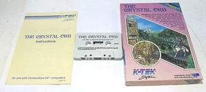 THE CRYSTAL ORB - Cassette Game For Commodore 64 System By K-Tek  RARE! - Picture 1 of 10
