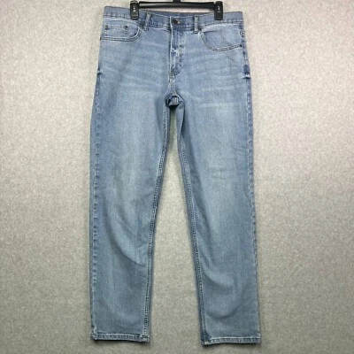 Sonoma Men’s 36x31.5 Blue Denim Jeans Straight Leg Classic Fit Tag 34x34 - Image 1 of 4