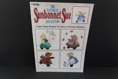 Apliques de 24 bloques de edredón Leisure Arts 1881 The Ultimate SUNBONNET SUE Collection Foto 1 de 2