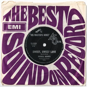 RUSSELL MORRIS - SWEET, SWEET LOVE  Very rare 1971 Aussie POP ROCK Single! - Picture 1 of 1