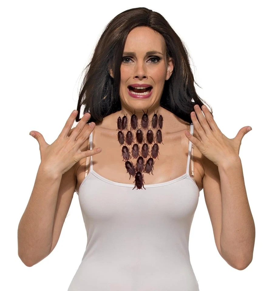 Collar cucaracha bisutería adulto Foto 1 de 1