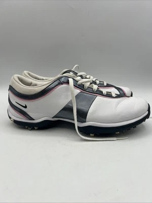 Zapatos de golf Nike Air Tac blancos grises rosas 335940-101 para mujer talla 8,5 picos Foto 1 de 4