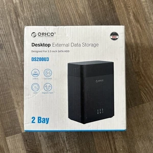 ORICO 2Bay (DS200C3) External 3.5 Inch Hard Drive Enclosure - Picture 1 of 3