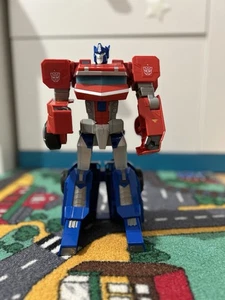 Transformers Cyberverse Ultra Class Class Bash Attack Optimus Prime gebr. - Bild 1 von 7