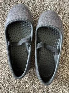 Native Kids Shoes Margot Bling (Toddler/Little Kid) (Silver Bling) Sz C9 EUC - Picture 1 of 9